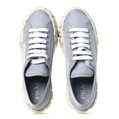 Prada Re-Nylon Gabardine Triangle Logo Double Wheel 50mm Sneakers 38 Cielo 2 of 12