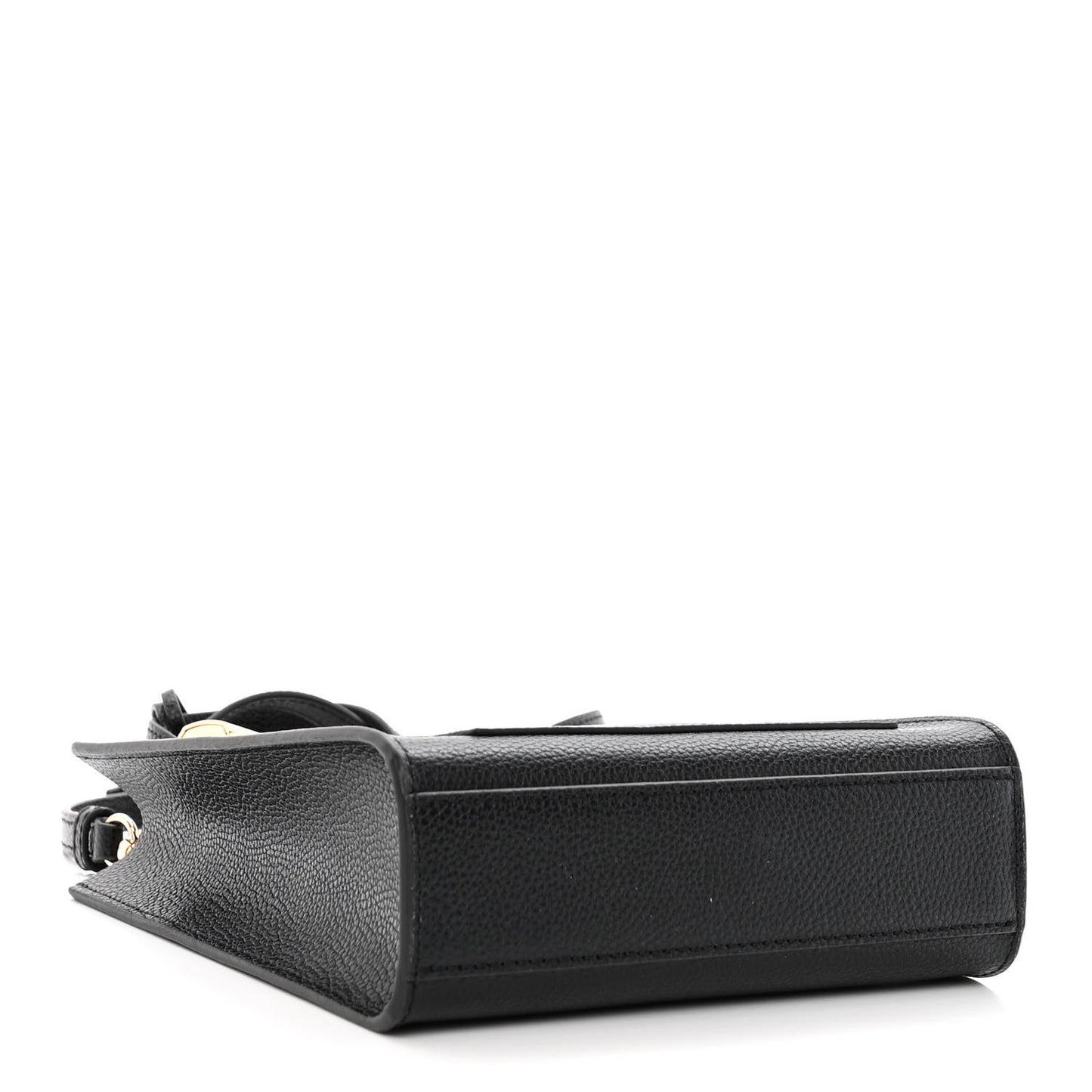 Calfskin Micro Grind Tote Bag Black