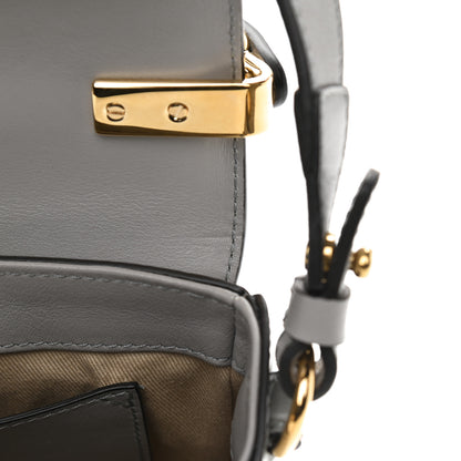 Chloe Crocodile Embossed Calfskin Mini C Double Carry Stormy Grey 10 of 10
