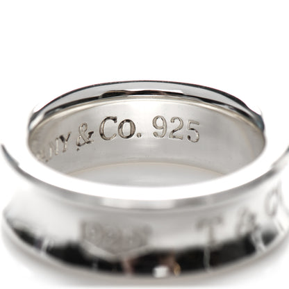 Tiffany Sterling Silver 1837 Band Ring 51 5.75 4 of 5