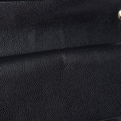 Chanel Caviar Quilted Jumbo Double Flap Black 9 of 11