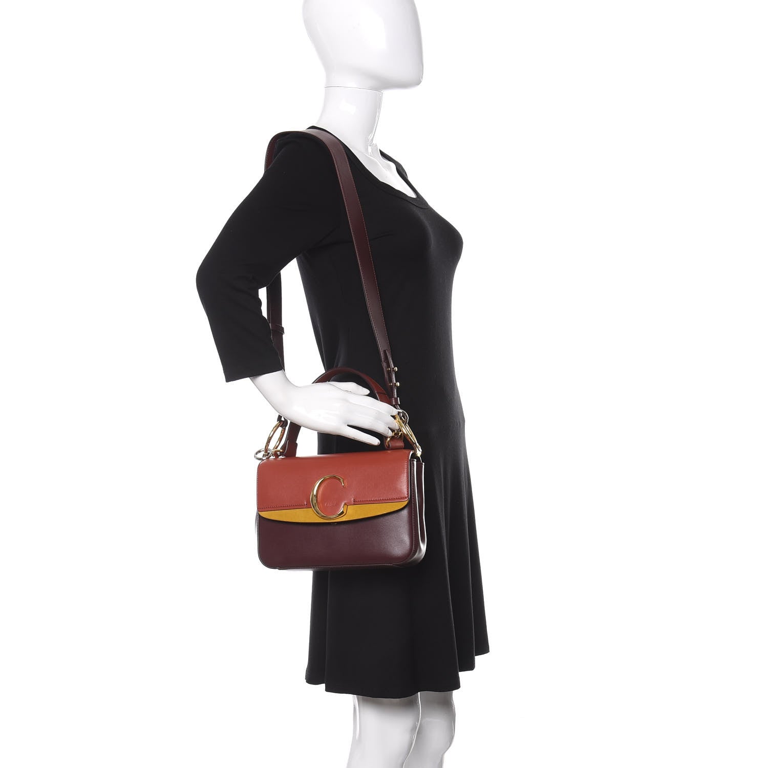 Chloe Calfskin Small C Double Carry Multicolor 2 of 11