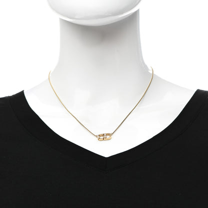 Christian Dior Pearl CD Necklace Gold 2 of 4
