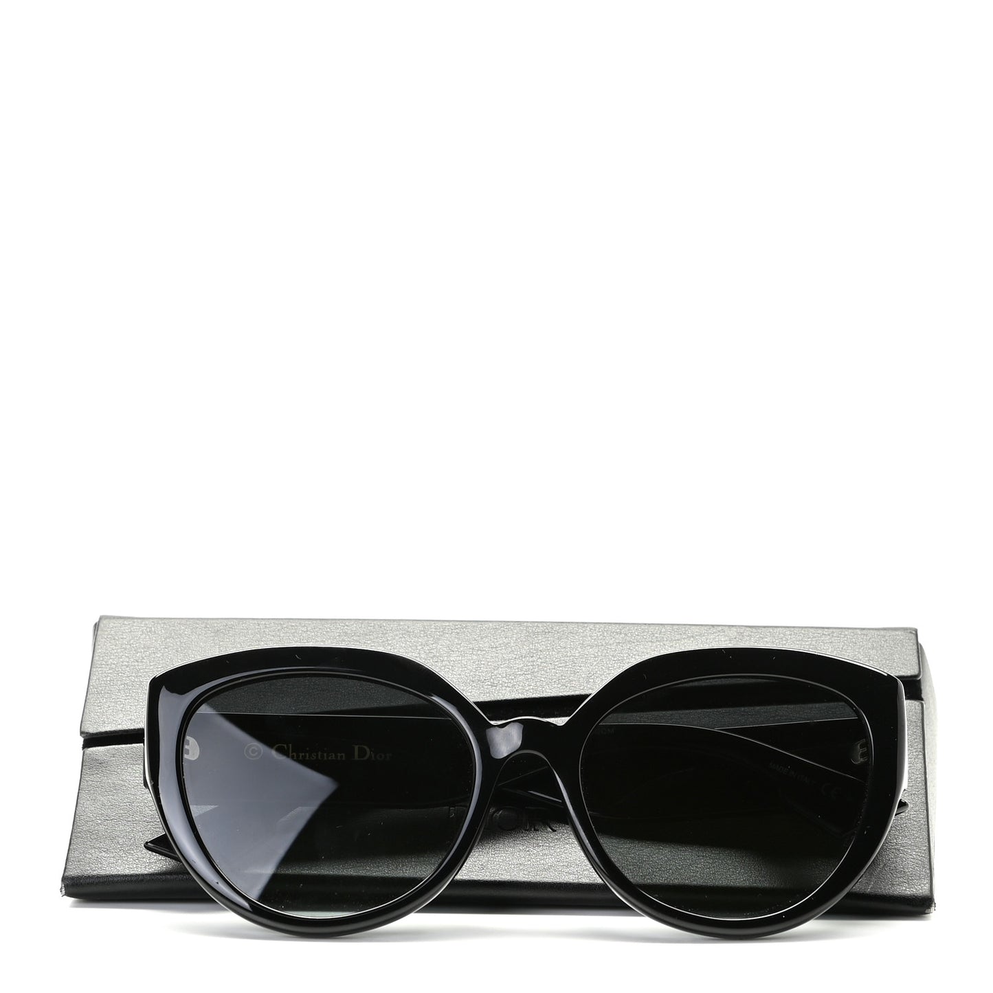 Acetate DDiorF Cat Eye Sunglasses Black
