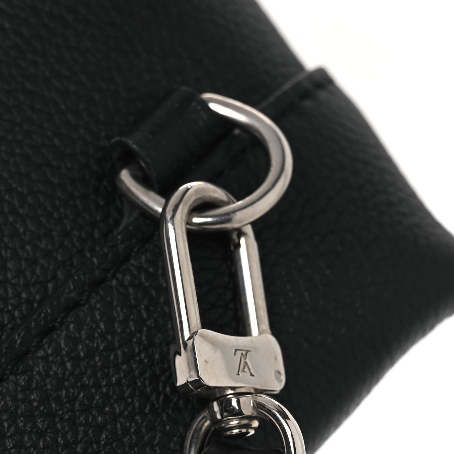 Calfskin Lockme Mini Backpack Black