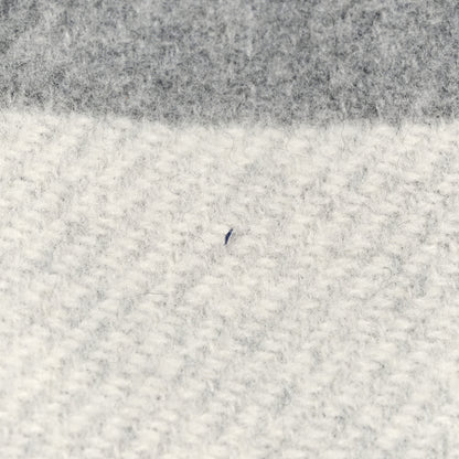Hermes Wool Cashmere Avalon III Blanket Ecru Gris Clair 4 of 6