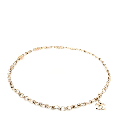 Chanel Crystal CC Chain Belt 75 30 Gold Pink Yellow Blue 2 of 4