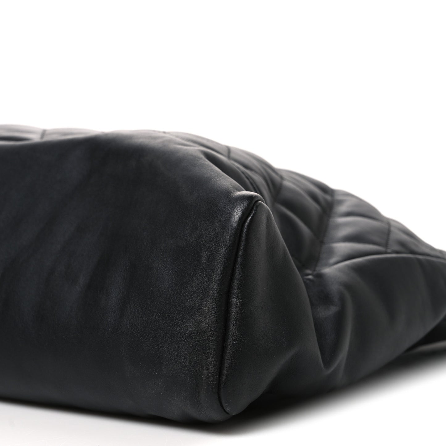 Lambskin Quilted Large 31 Shopping Bag Black