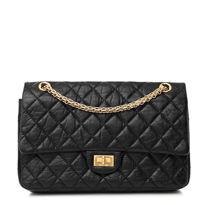Chanel Aged Calfskin Quilted 2.55 Reissue 226 Flap Black 1 of 13