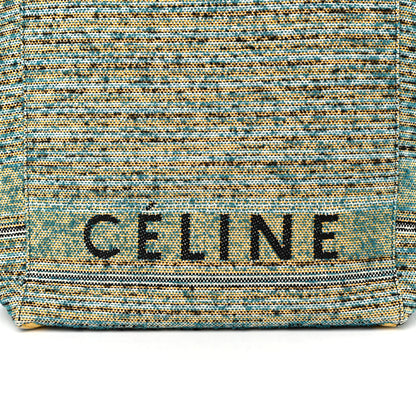 Celine Tweed Phantom Cabas Tote Blue 8 of 11