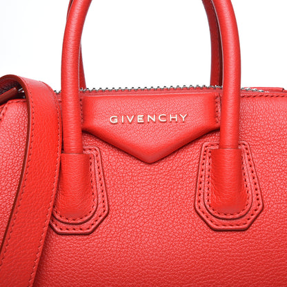 Givenchy Sugar Goatskin Mini Antigona Medium Red 8 of 8