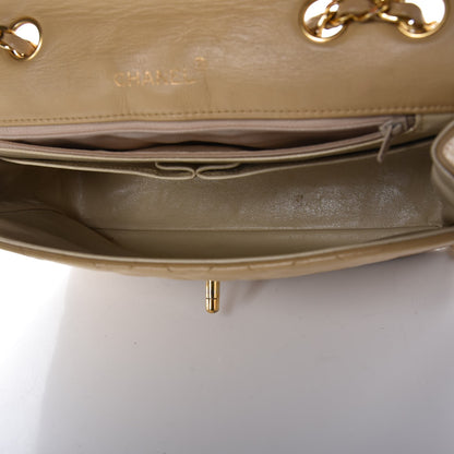Chanel Lambskin Quilted Medium Single Flap Beige 5 of 12