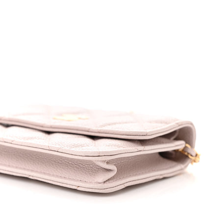Chanel Caviar Quilted Miss Coco Clutch With Chain Grey 11 of 12
