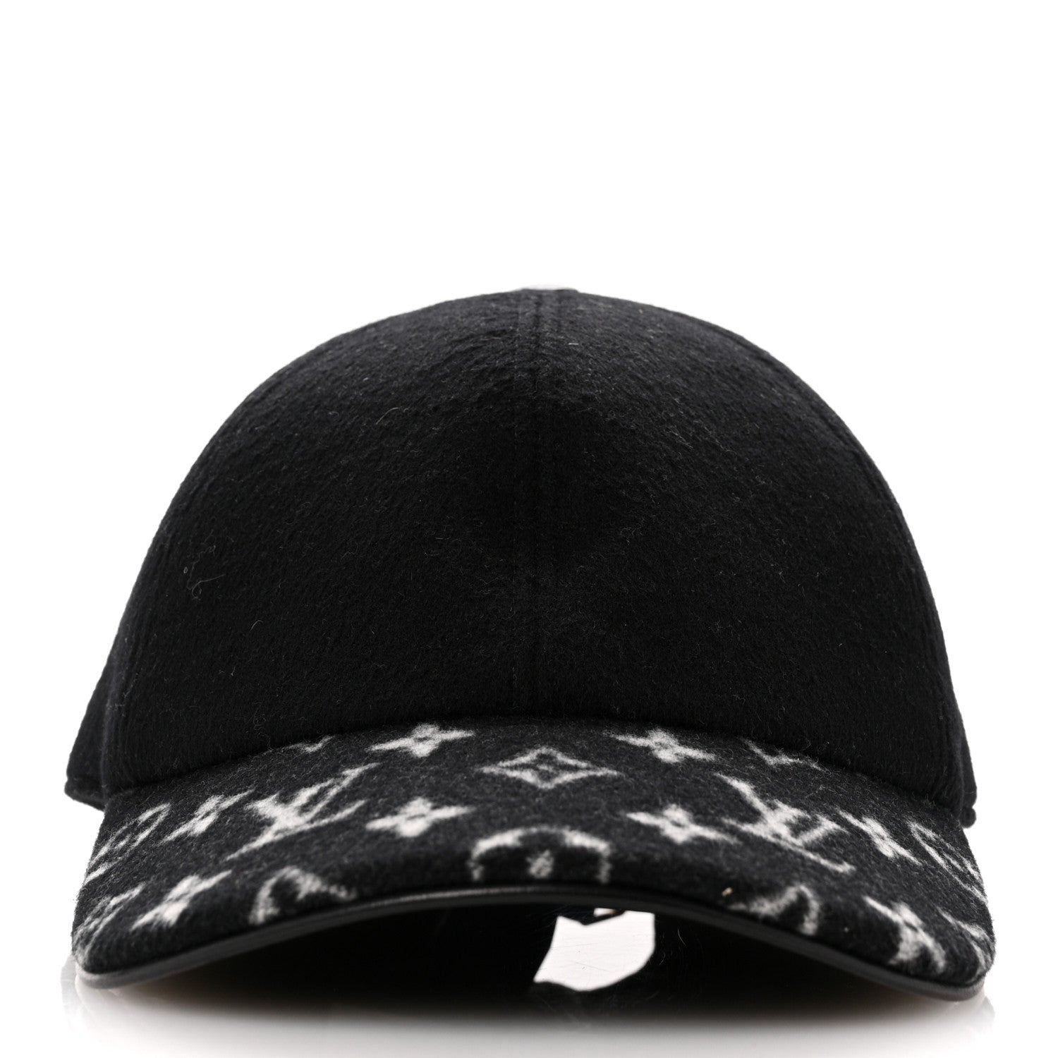 Louis Vuitton Wool Silk Monogram Endless Cap L Black 3 of 8