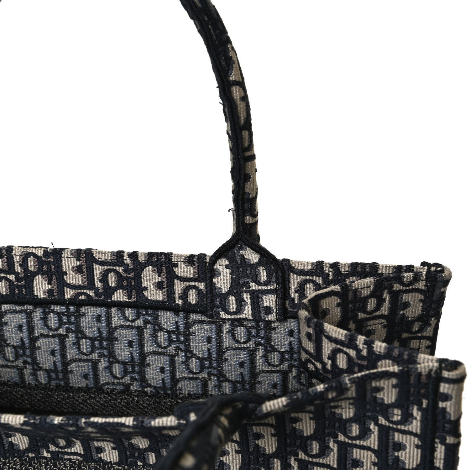 Christian Dior Oblique Medium Book Tote Blue Multicolor 11 of 11
