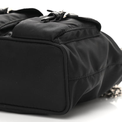 Prada Nylon Vela Mini Crossbody Backpack Black 10 of 10