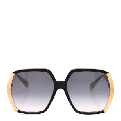 Gucci Acetate Square Frame Sunglasses GG1065S Black Beige 2 of 8