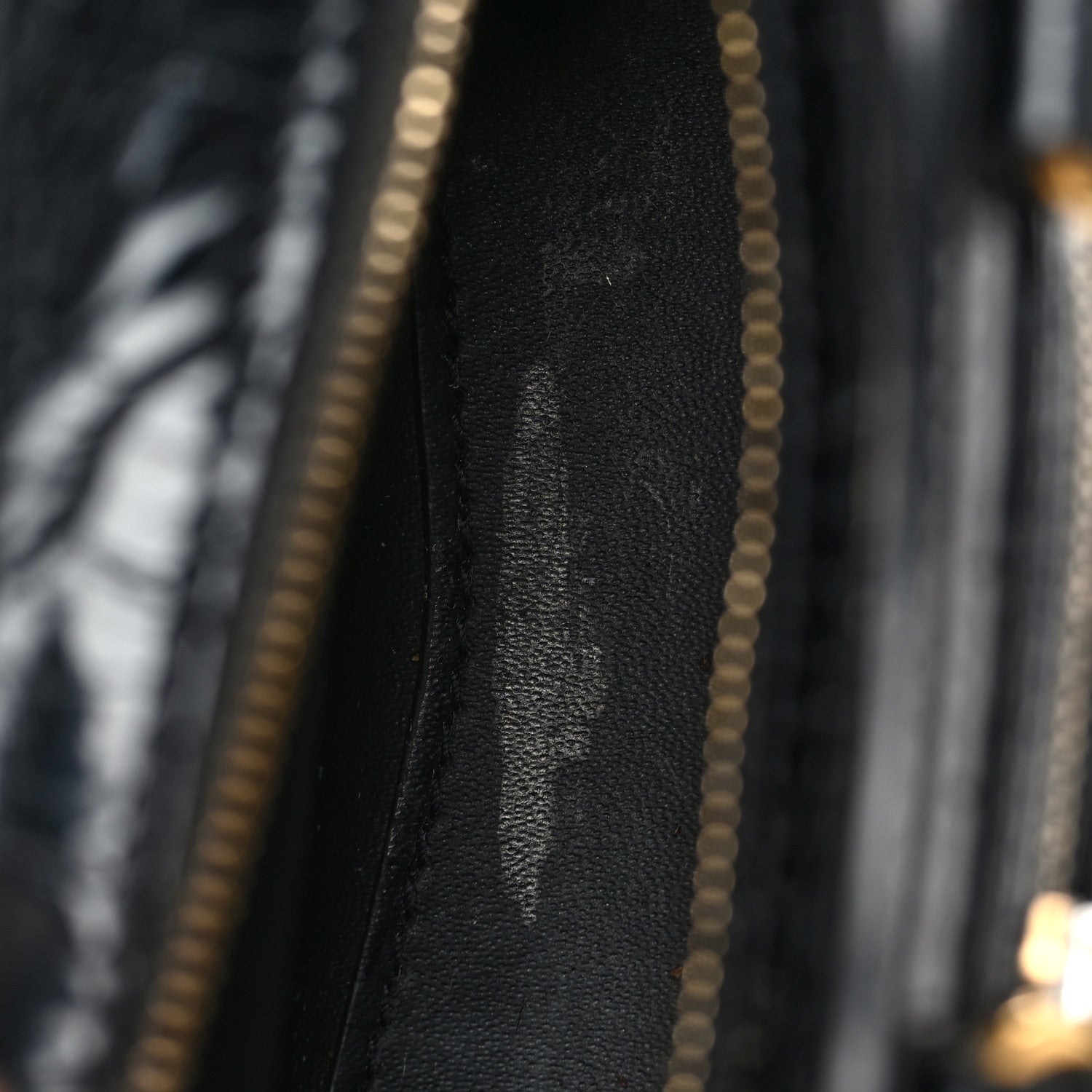 Balenciaga Shiny Supple Calfskin Crocodile Embossed Neo Classic Gold Hardware Super Nano City Crossbody Black 10 of 10