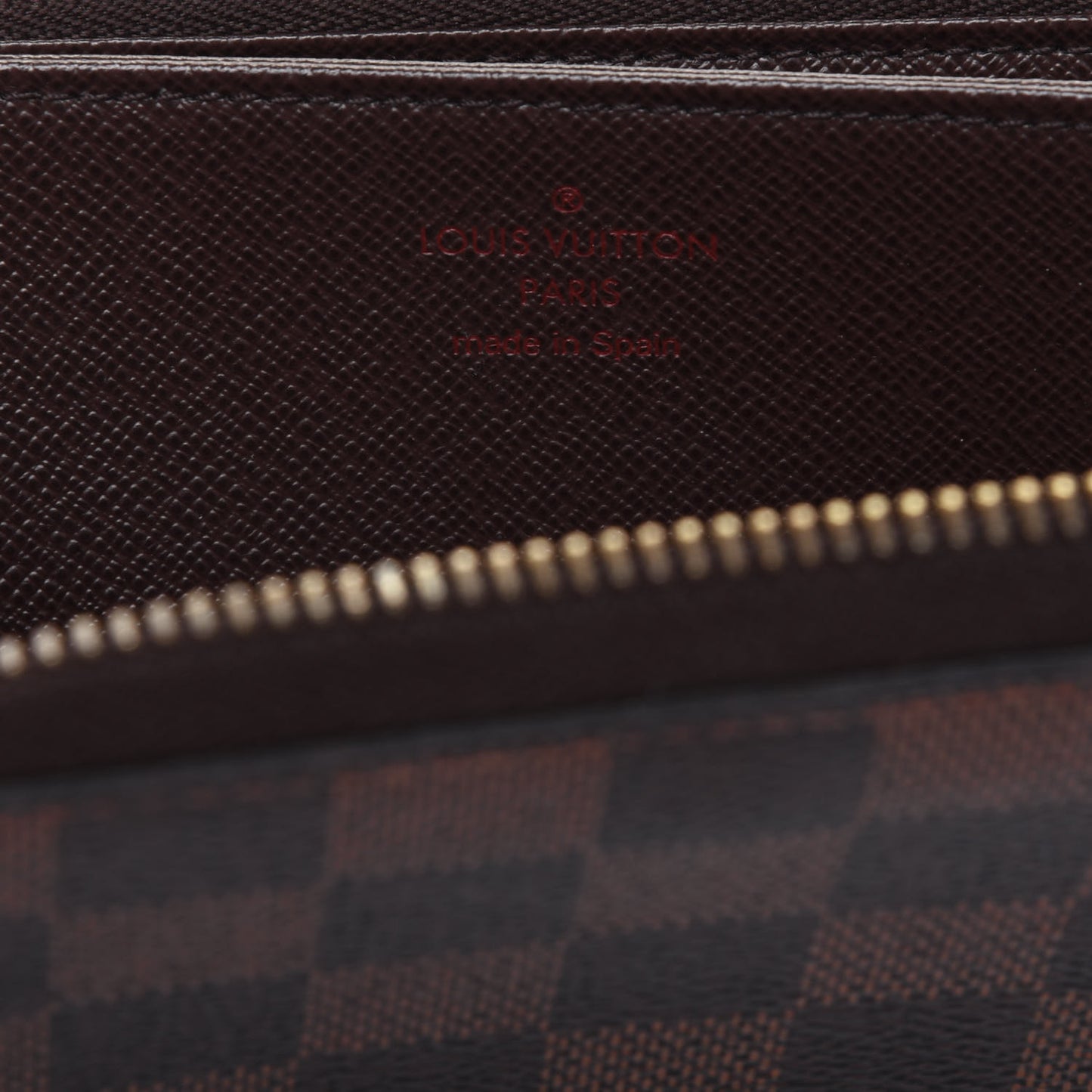 Damier Ebene Zippy Wallet
