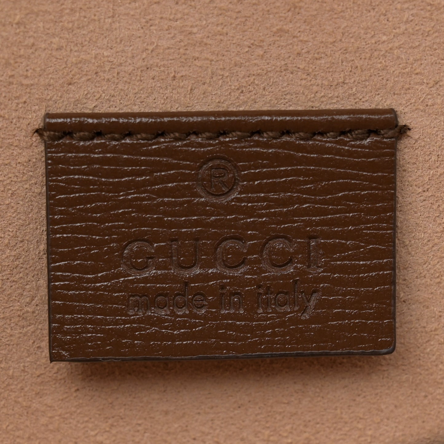 GG Supreme Monogram Mini Horsebit 1955 Shoulder Bag Beige Brown Sugar