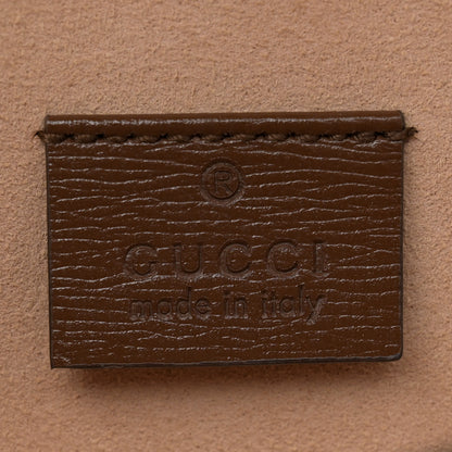 Gucci GG Supreme Monogram Mini Horsebit 1955 Shoulder Bag Beige Brown Sugar 6 of 11