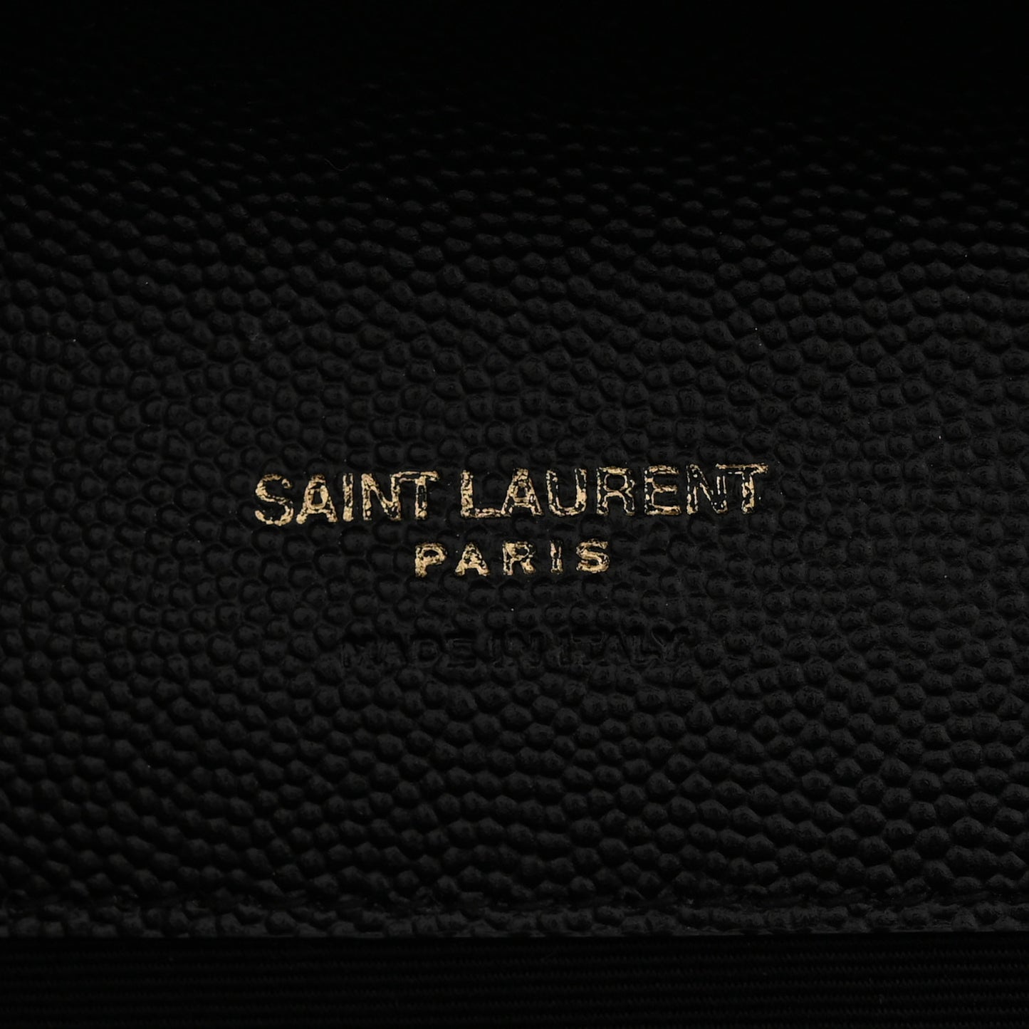 Grain De Poudre Textured Mixed Matelasse Triquilt Monogram Clutch Black