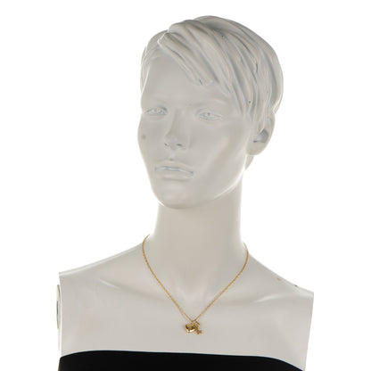 Tiffany 18K Yellow Gold Heart Lock Pendant Necklace 2 of 4