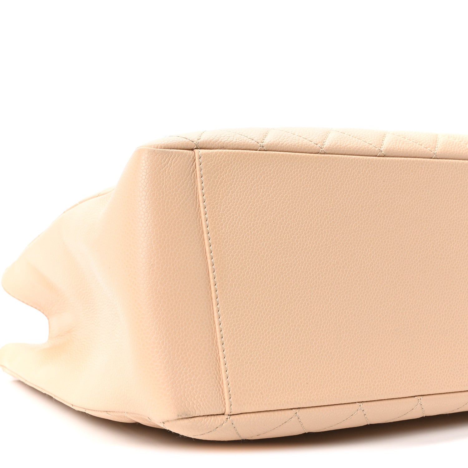 Chanel Caviar Quilted Grand Shopping Tote GST Beige Clair 9 of 10