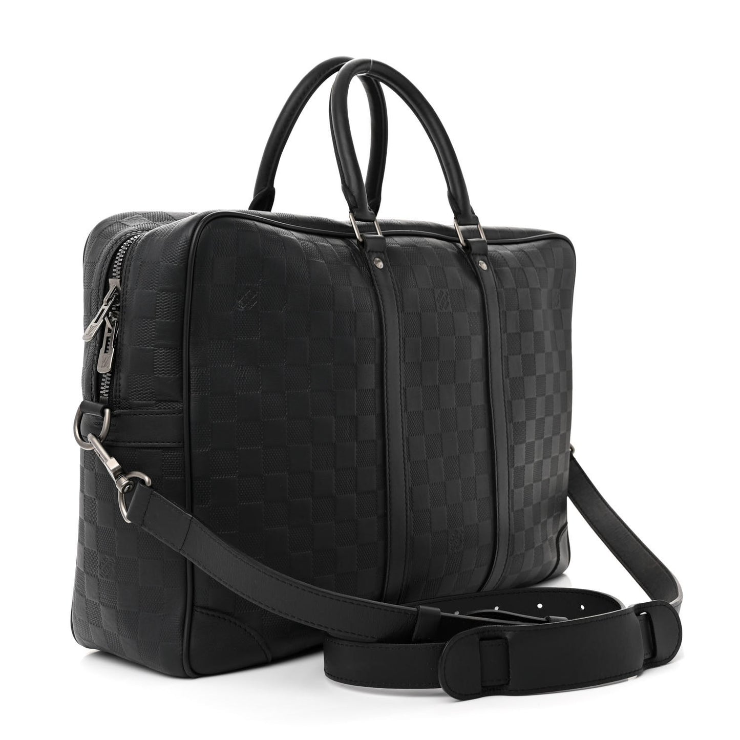 Damier Infini Porte-Documents Voyage GM Onyx