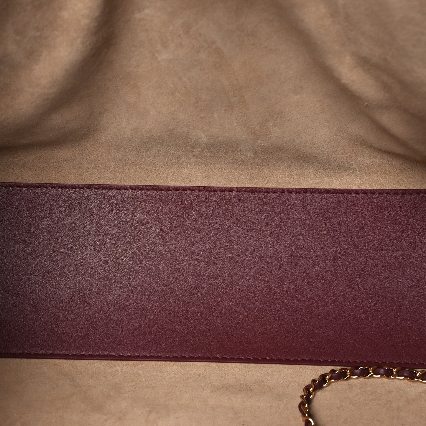 Calfskin Archetype Small Shopping Tote Dark Burgundy
