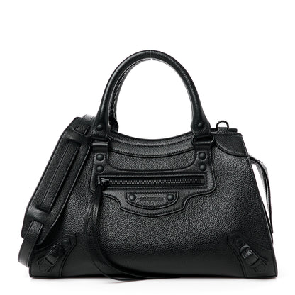 Balenciaga Grained Calfskin Neo Classic Black Hardware S City Black 1 of 12
