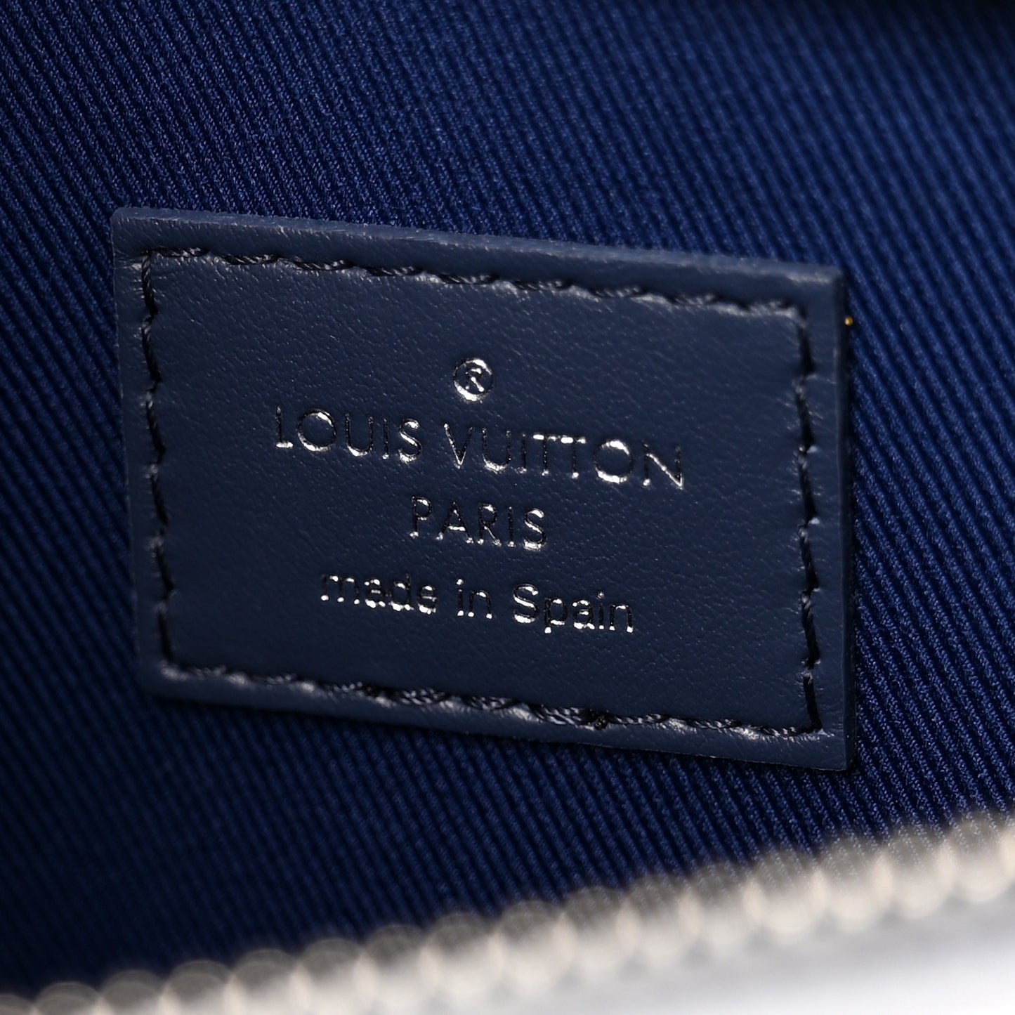 Monogram Watercolor Weekend Tote PM Blue