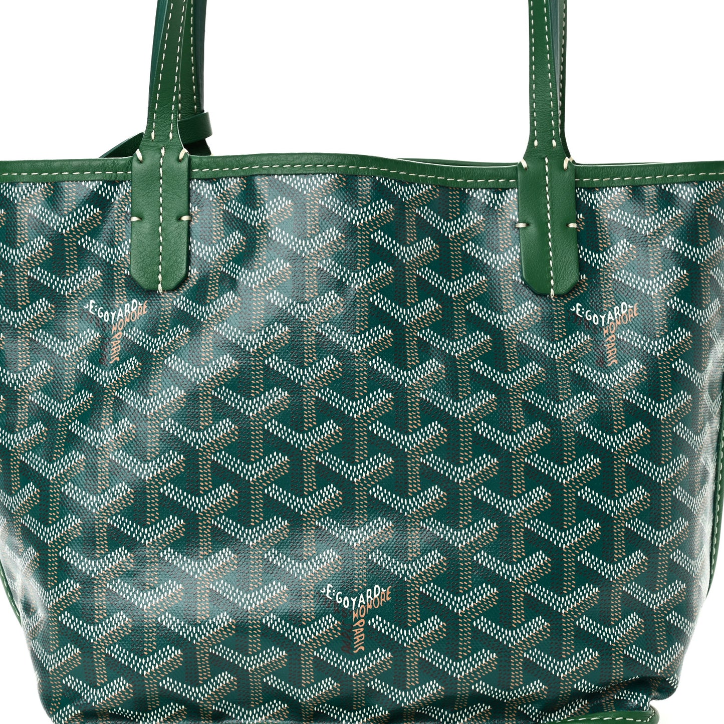 Goyardine Reversible Mini Anjou Green