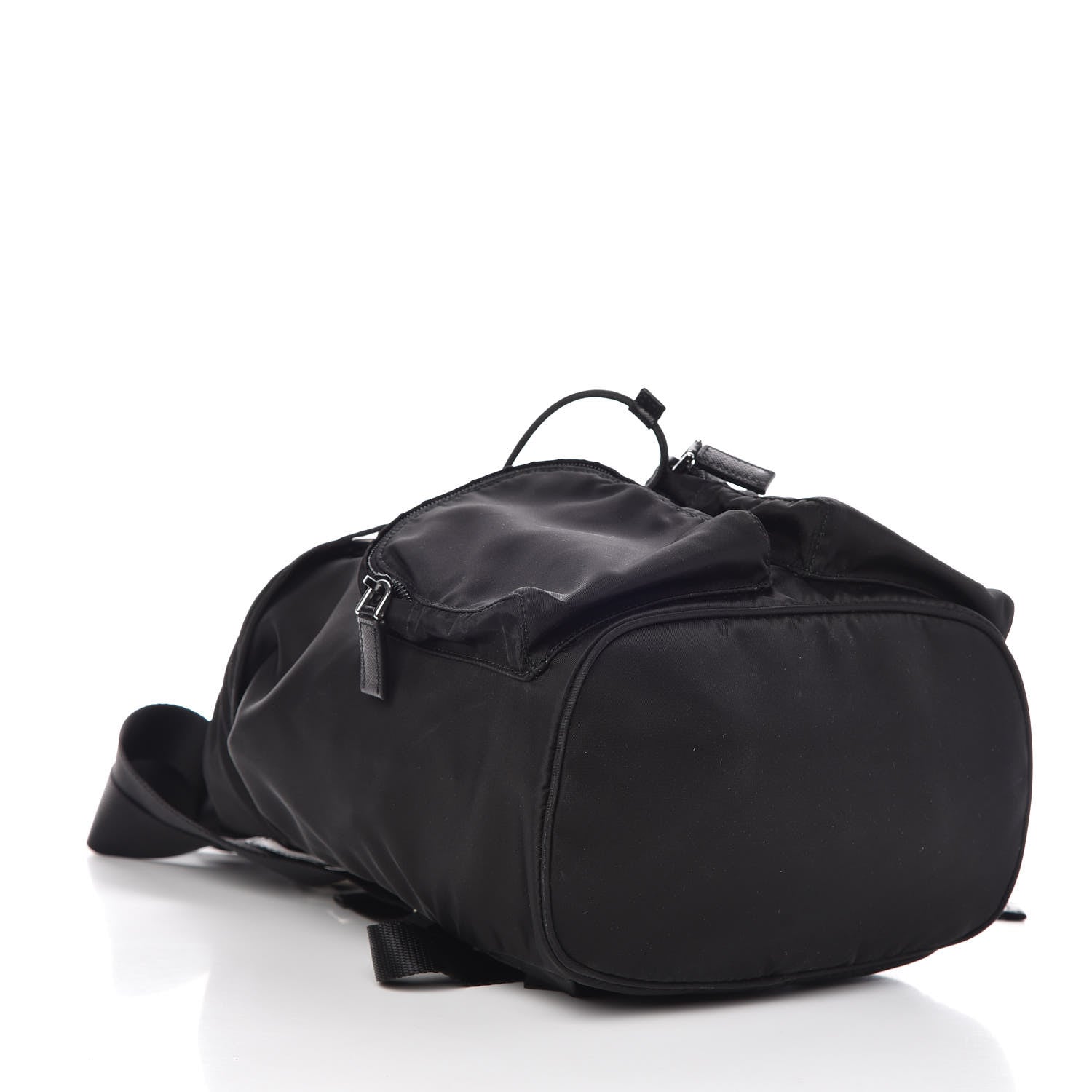 Prada Nylon Vela Double Buckle Backpack Black 4 of 6