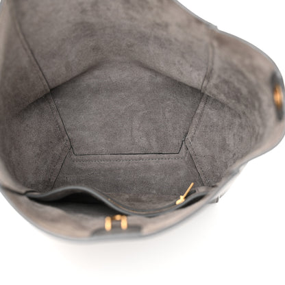 Celine Soft Grained Calfskin Small Sangle Bucket Bag Kohl 5 of 15