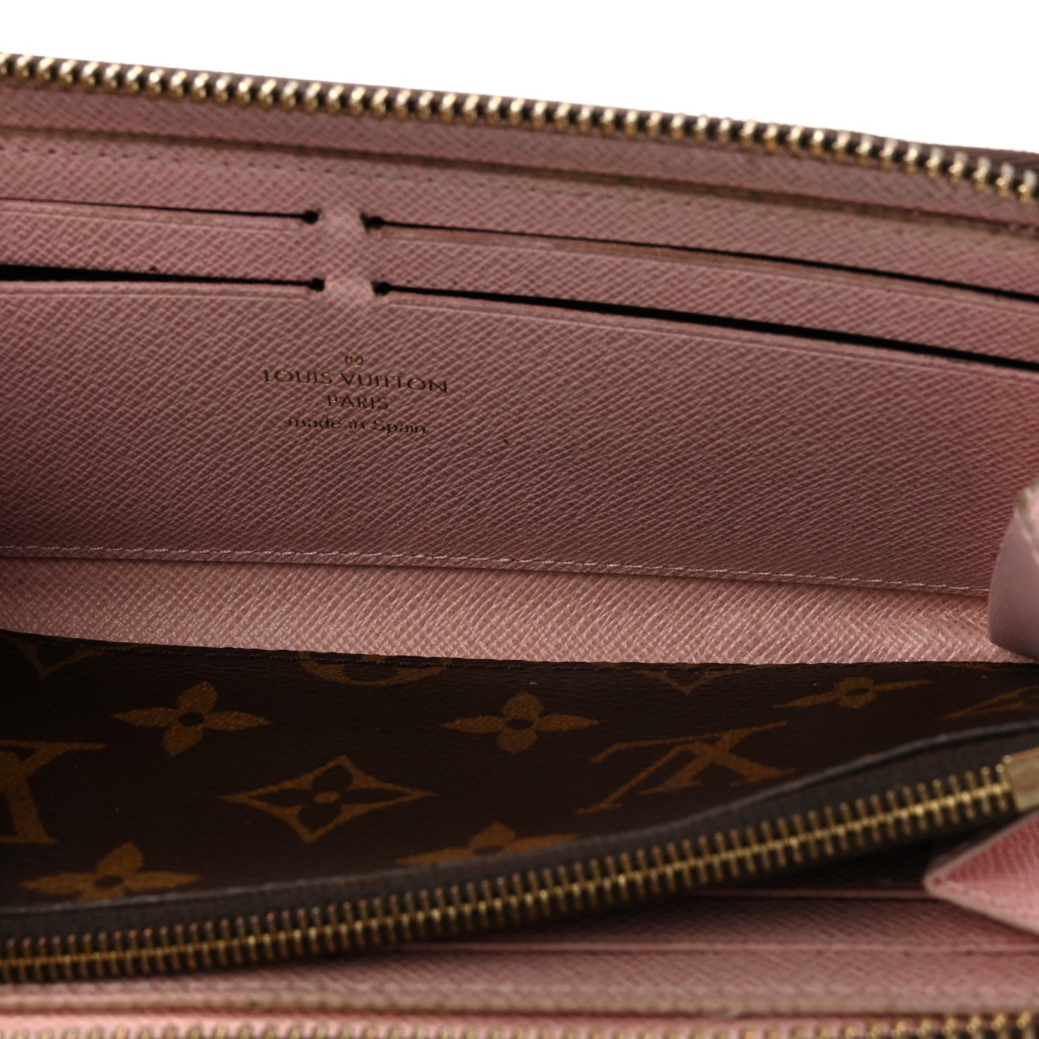 Louis Vuitton Monogram Clemence Wallet Rose Ballerine 5 of 7