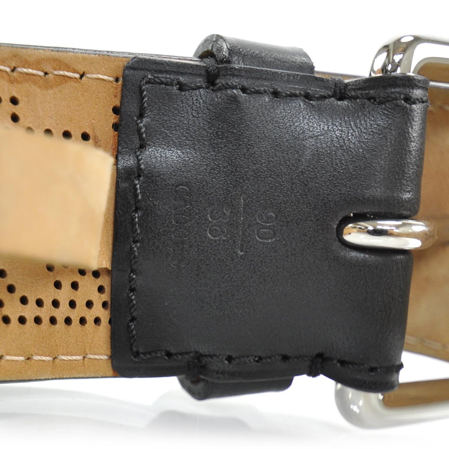 Nomade Perforation Belt 90 Black