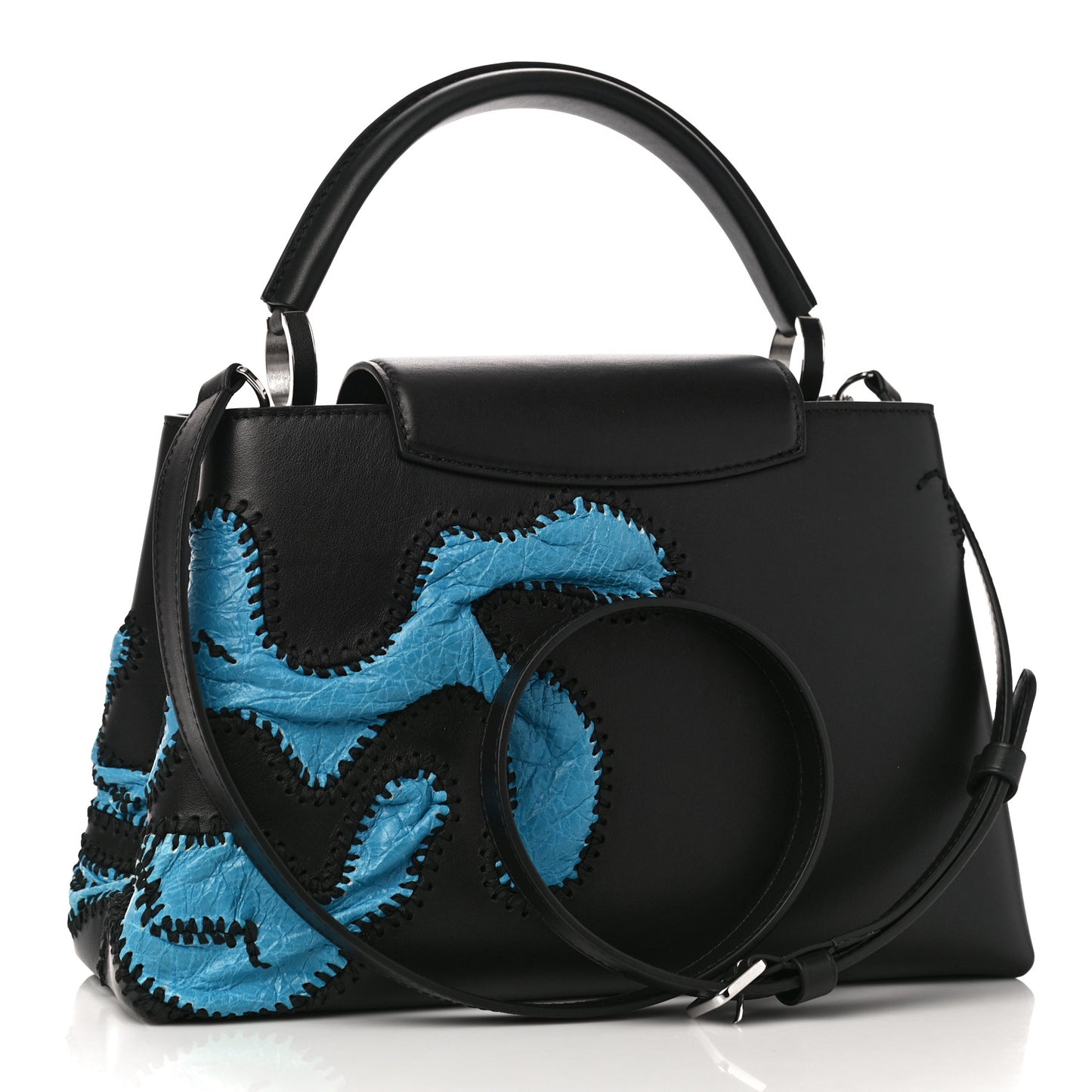 Calfskin Lambskin Artycapucines Nicholas Hlobo PM Black