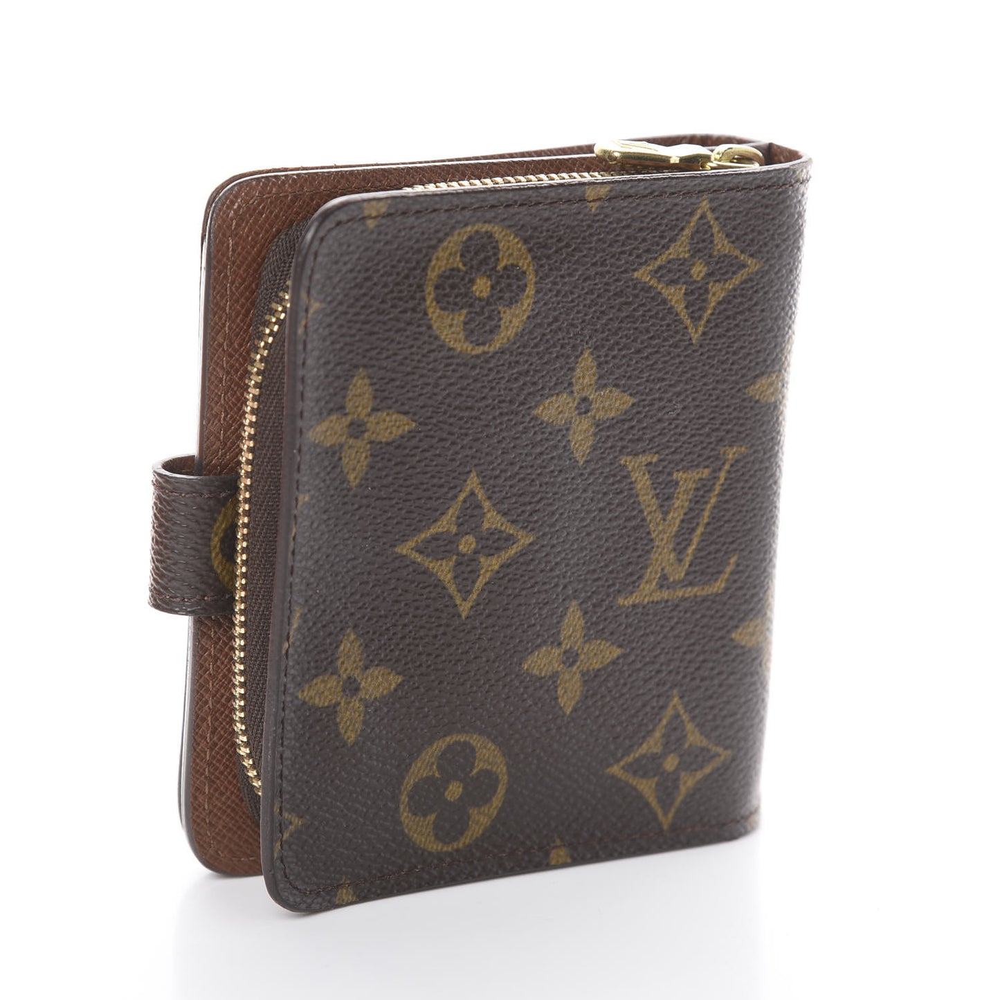 Monogram Compact Zippe Zipped Wallet