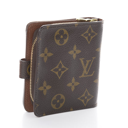 Louis Vuitton Monogram Compact Zippe Zipped Wallet 2 of 5