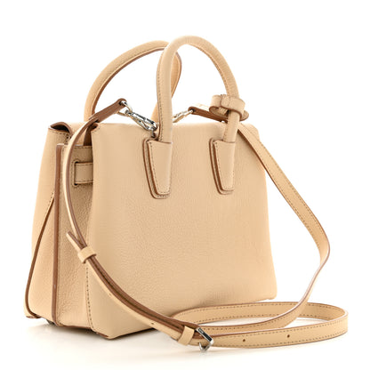 MCM Grained Calfskin Mini Milla Tote Beige 3 of 12