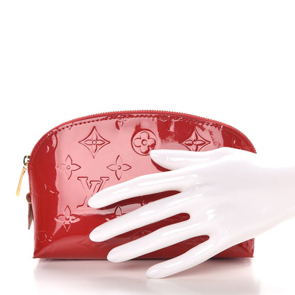 Louis Vuitton Vernis Cosmetic Pouch Cherry 2 of 7