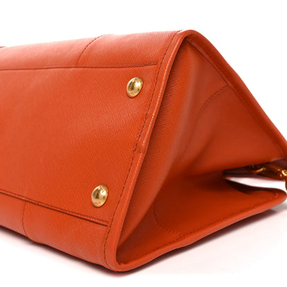 Prada Saffiano Lux Tote Papaya 9 of 9