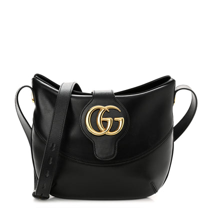 Gucci Calfskin Medium Arli Shoulder Bag Black 1 of 12