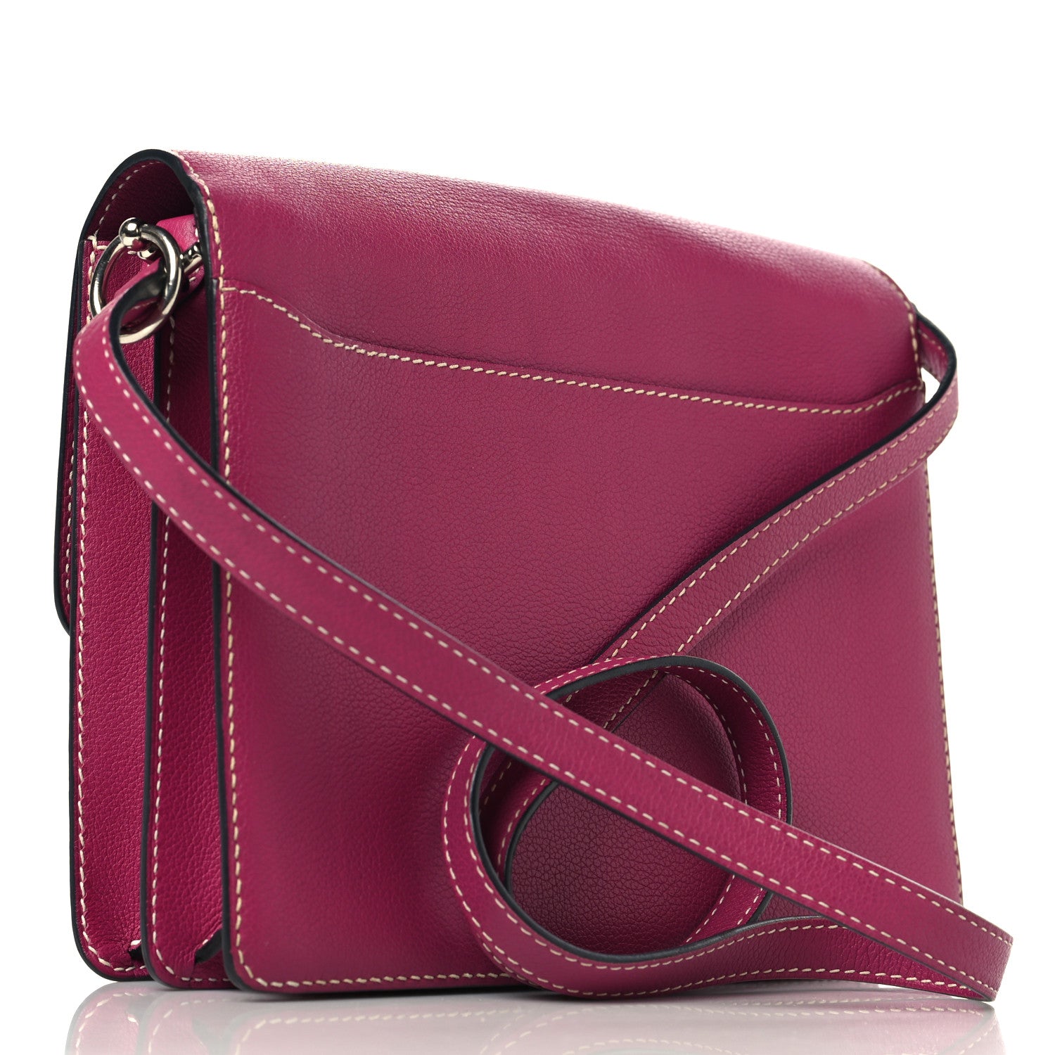 Hermes Evercolor Sac Roulis 23 Rose Pourpre 3 of 11
