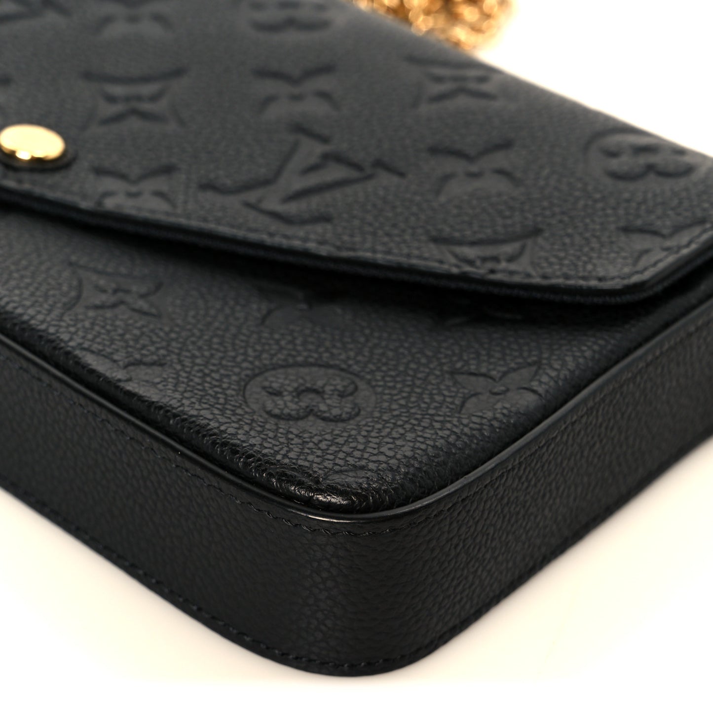 Empreinte Pochette Felicie Chain Wallet Black