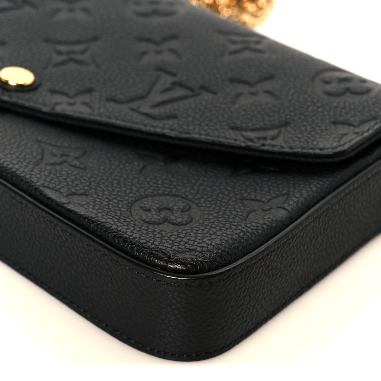 Louis Vuitton Empreinte Pochette Felicie Chain Wallet Black 15 of 15