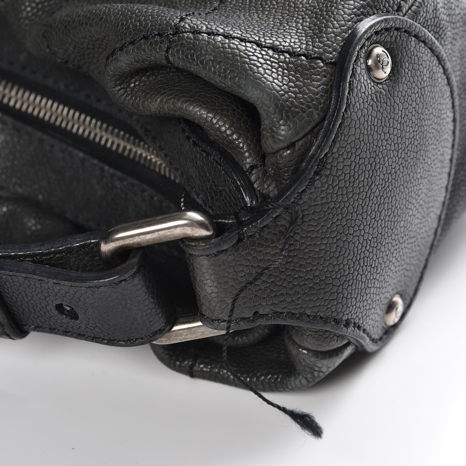 Chanel Caviar Large Outdoor Hobo Black 5 of 8