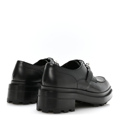 Hermes Glossed Calfskin First Oxford 39 Black 5 of 9
