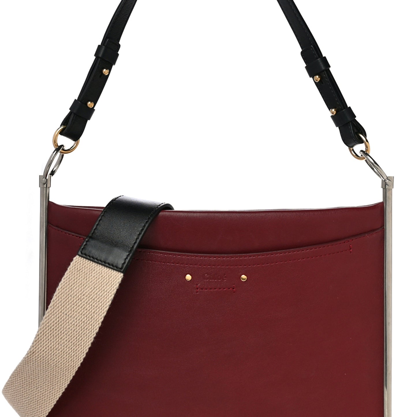 Smooth Calfskin Medium Roy Clutch Plum Purple